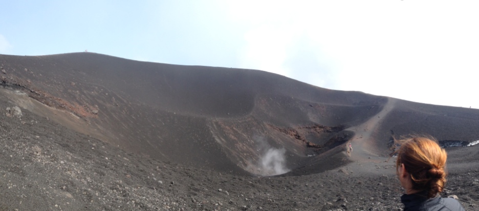 Etna, cratere eruzione 2001, quota 3000 circa