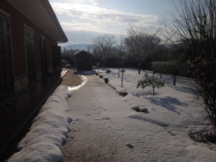 Neve a Sora mattina 11-02-2012