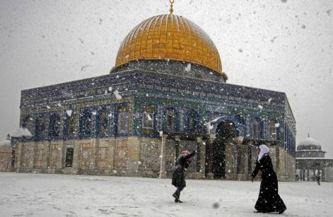 Neve a Gerusalemme 12-12-2013